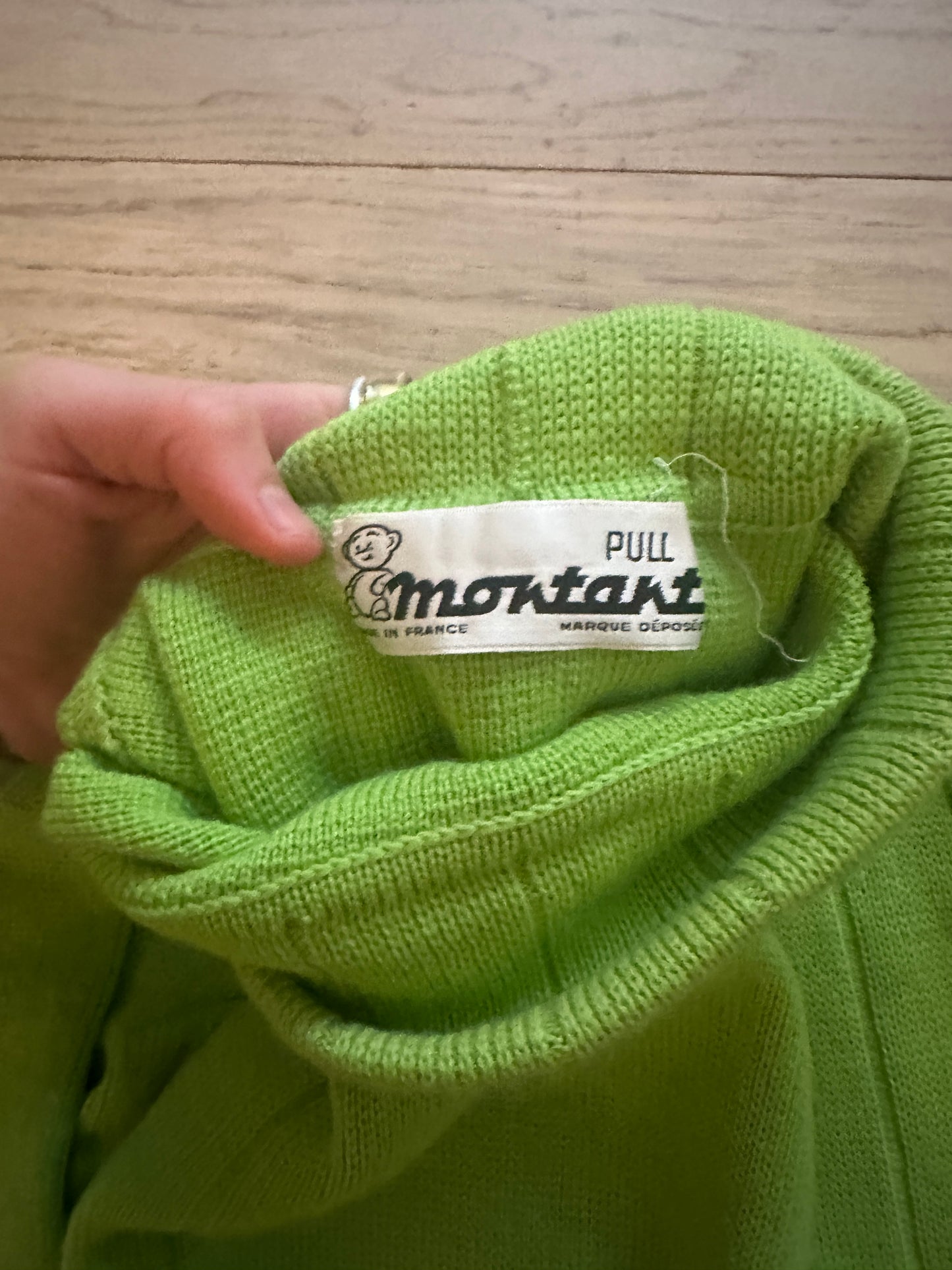 Vintage Belted Ski Sweater