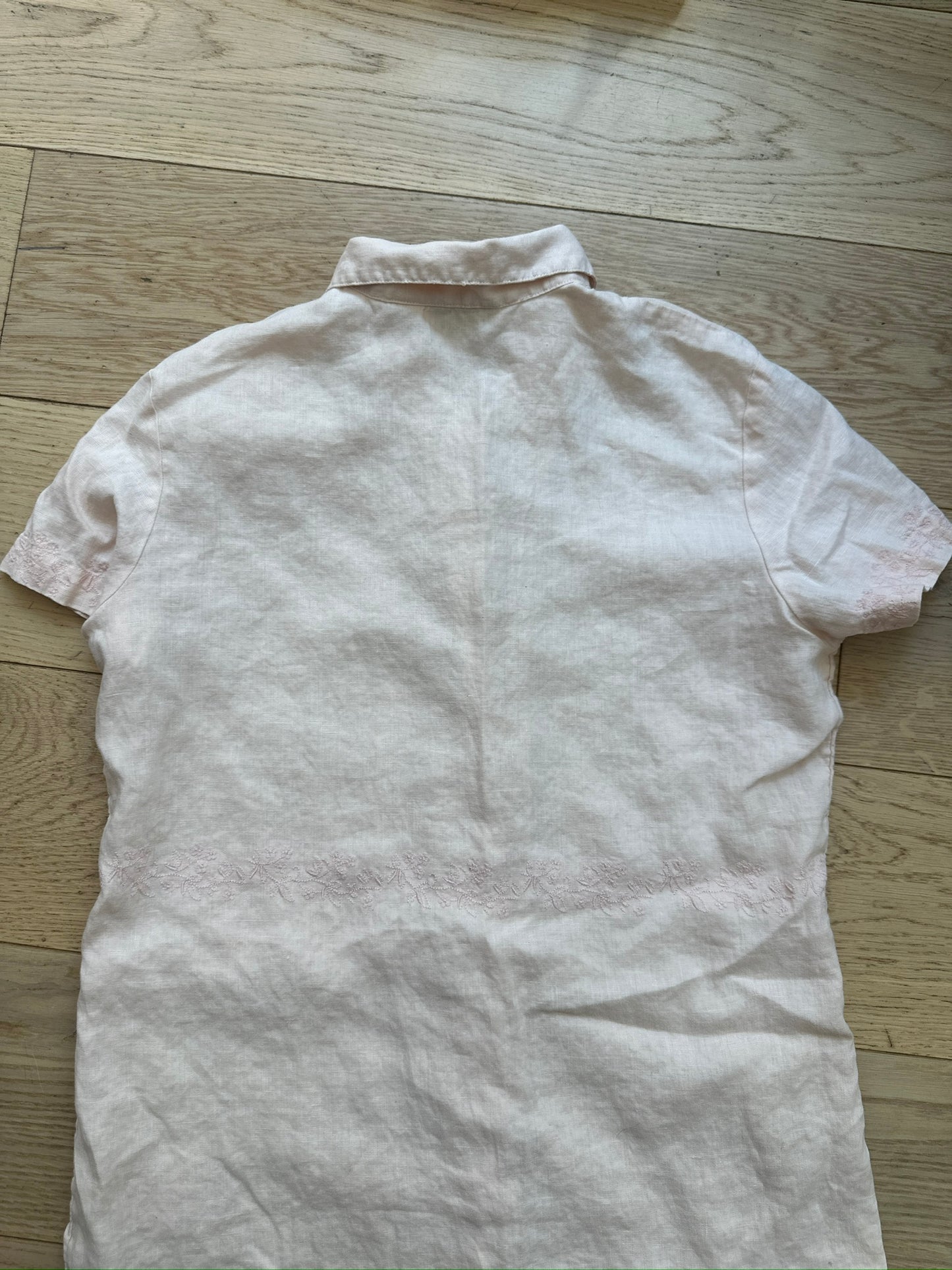 Embroidered Linen Dress