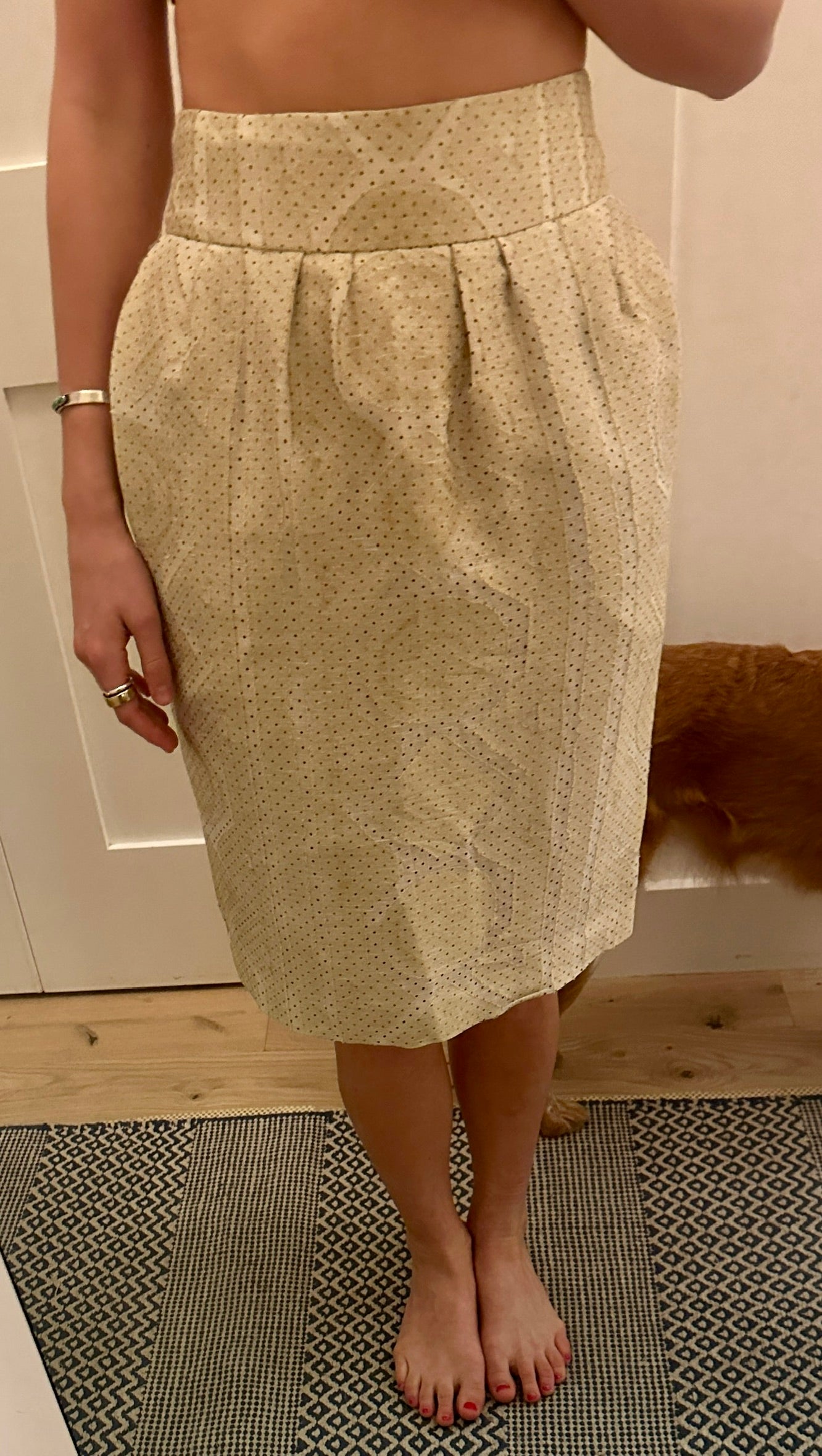 Vintage Yves Saint Laurent Shimmer Skirt