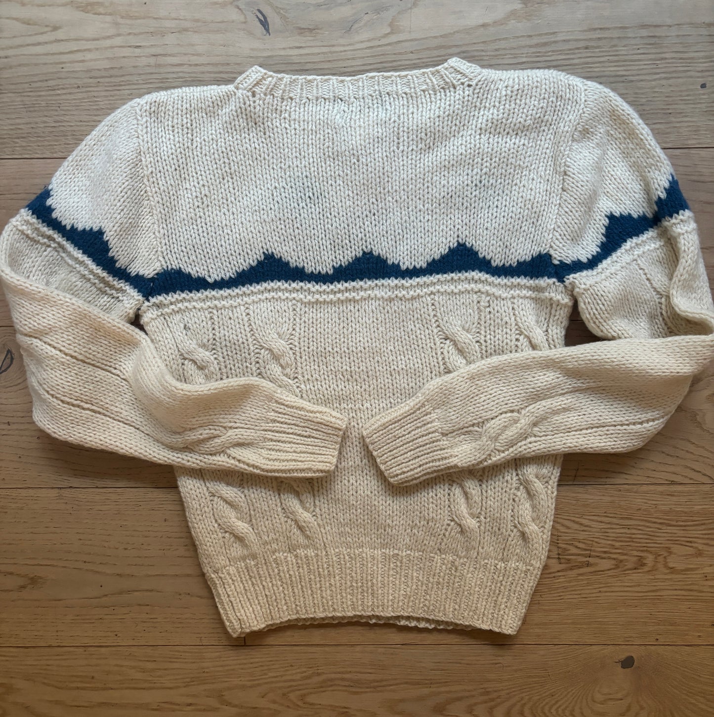 Vintage Handknit Duck Sweater