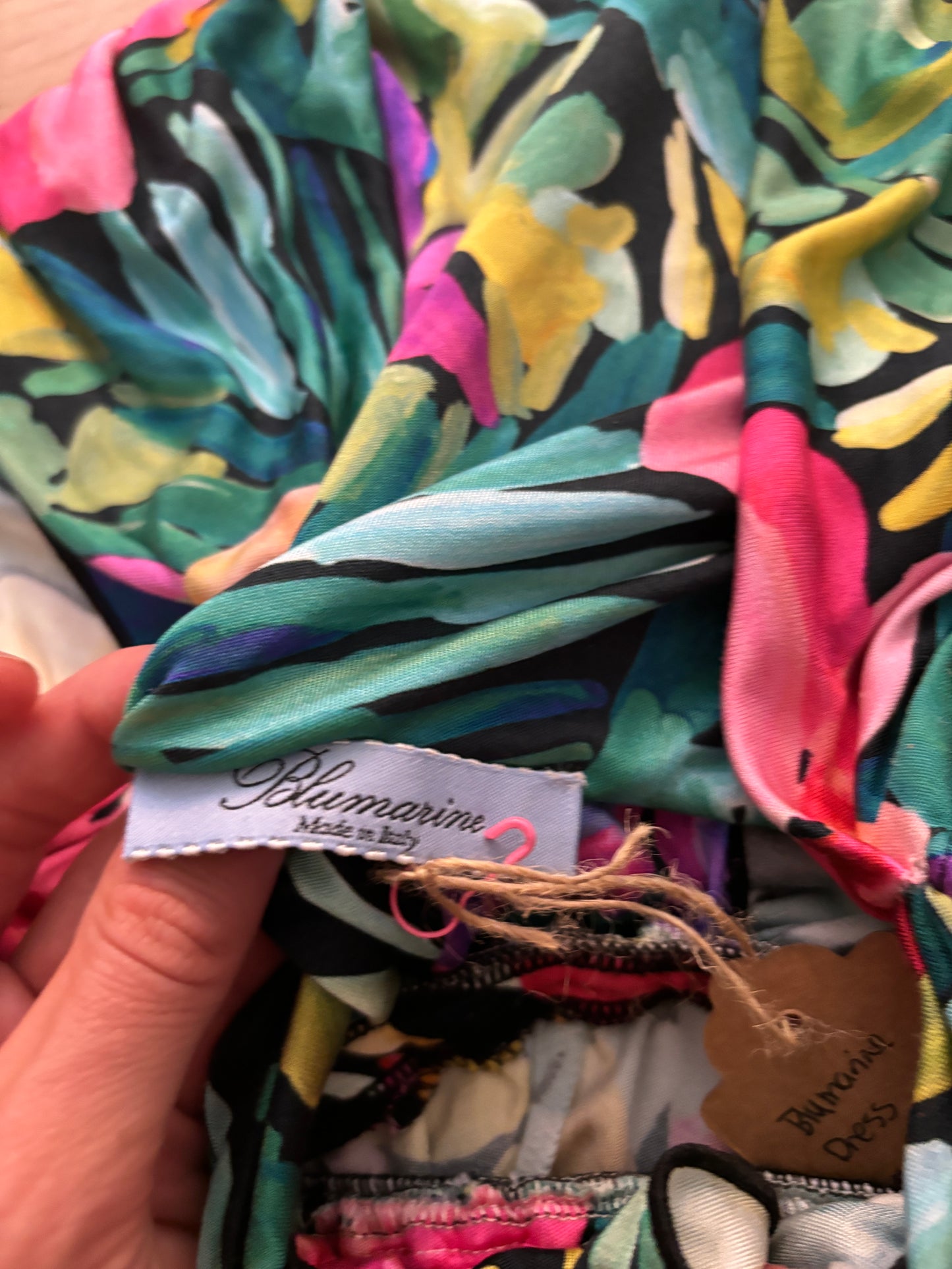 Vintage Blumarine Silk Mini-Dress