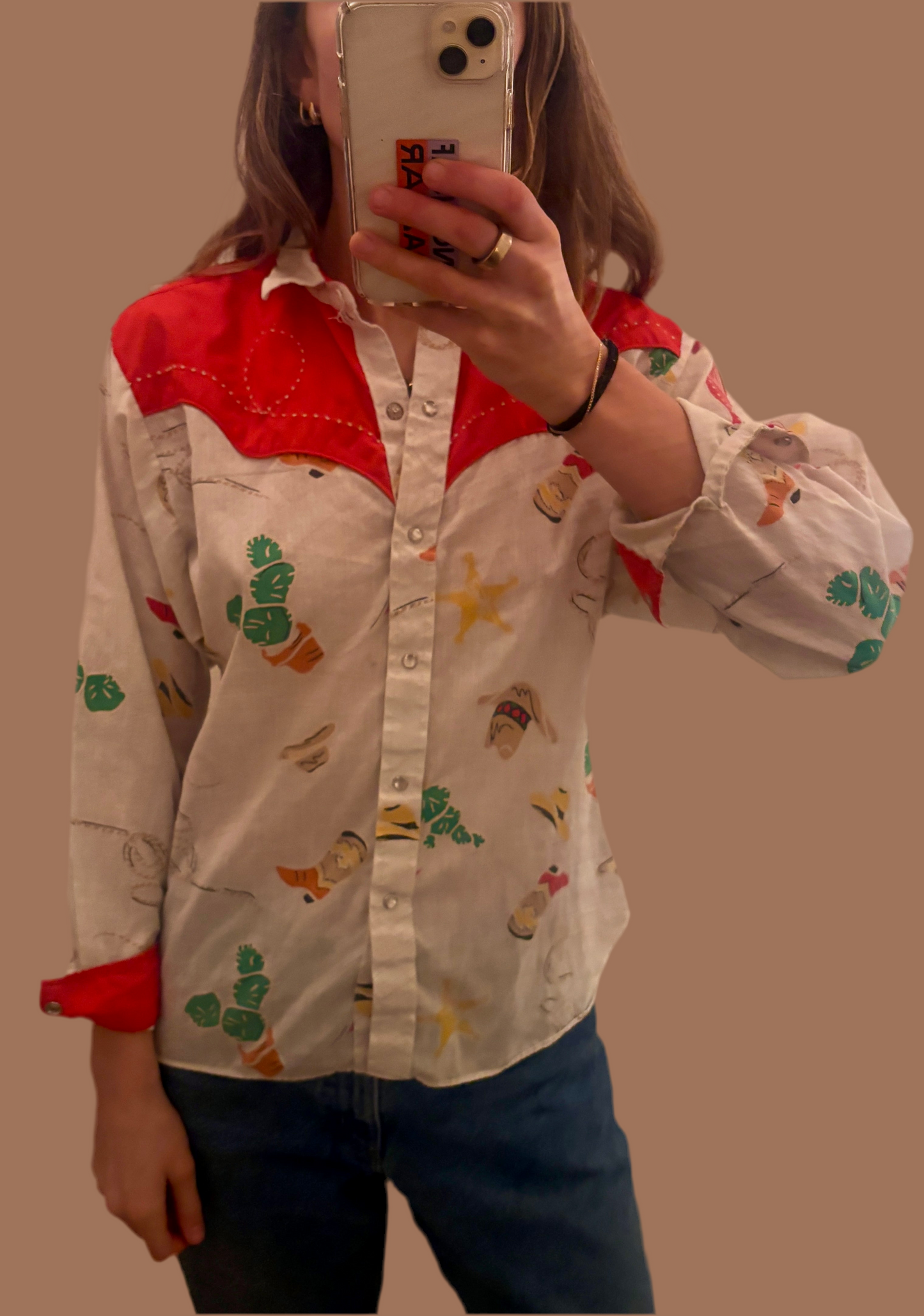 Vintage Western Pearl Snap