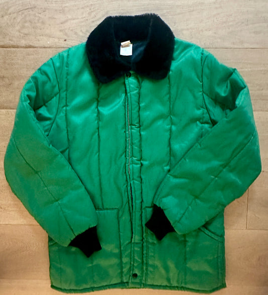 Vintage Liner Jacket w/ Faux Fur Collar