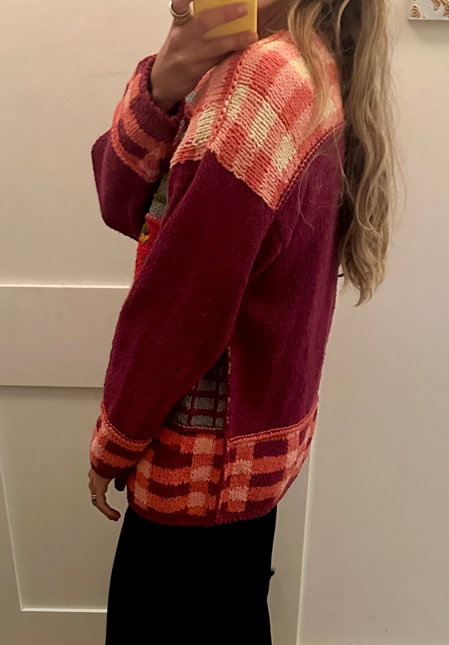 Amano Colorblock Cotton Sweater