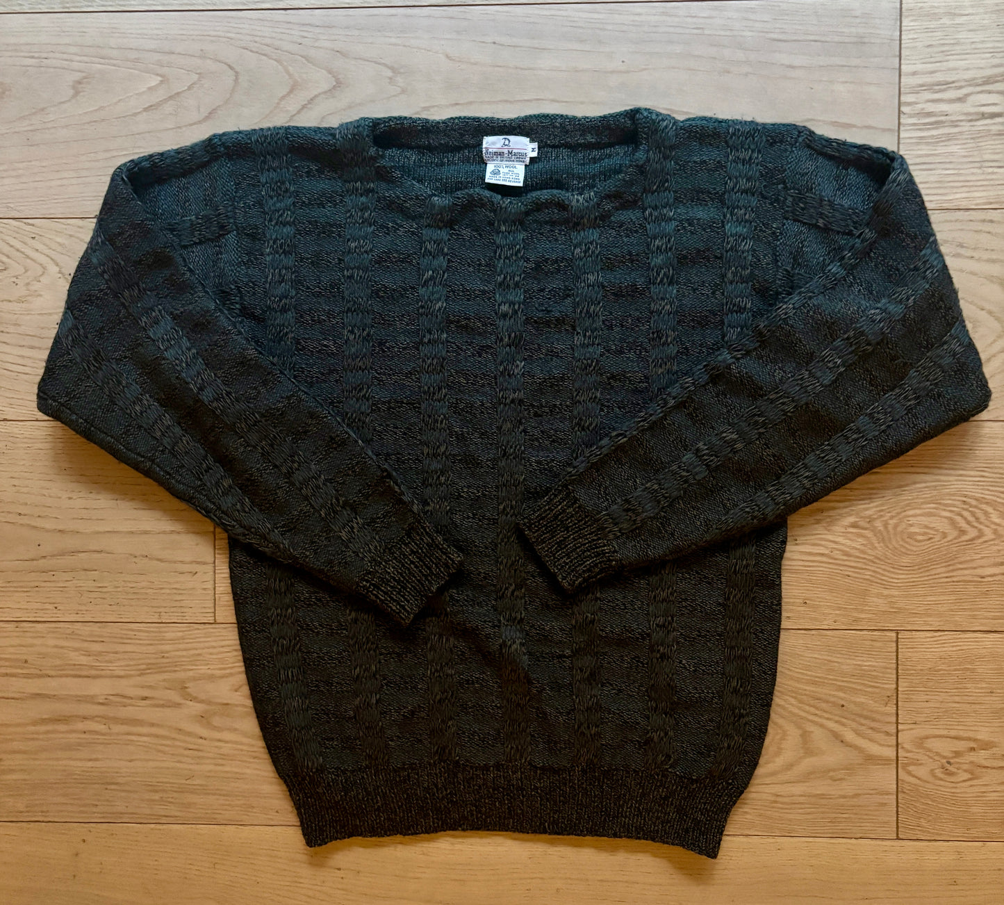 Vintage Cableknit Wool Sweater