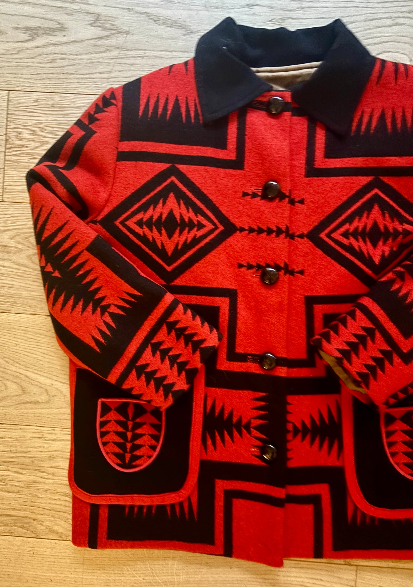 Handmade Wool Blanket Coat