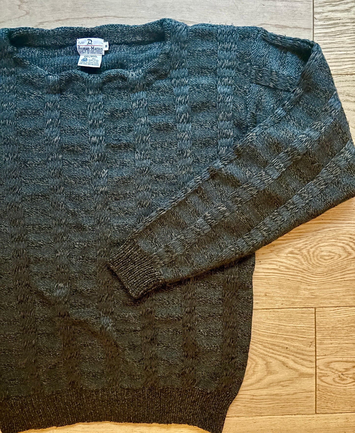 Vintage Cableknit Wool Sweater