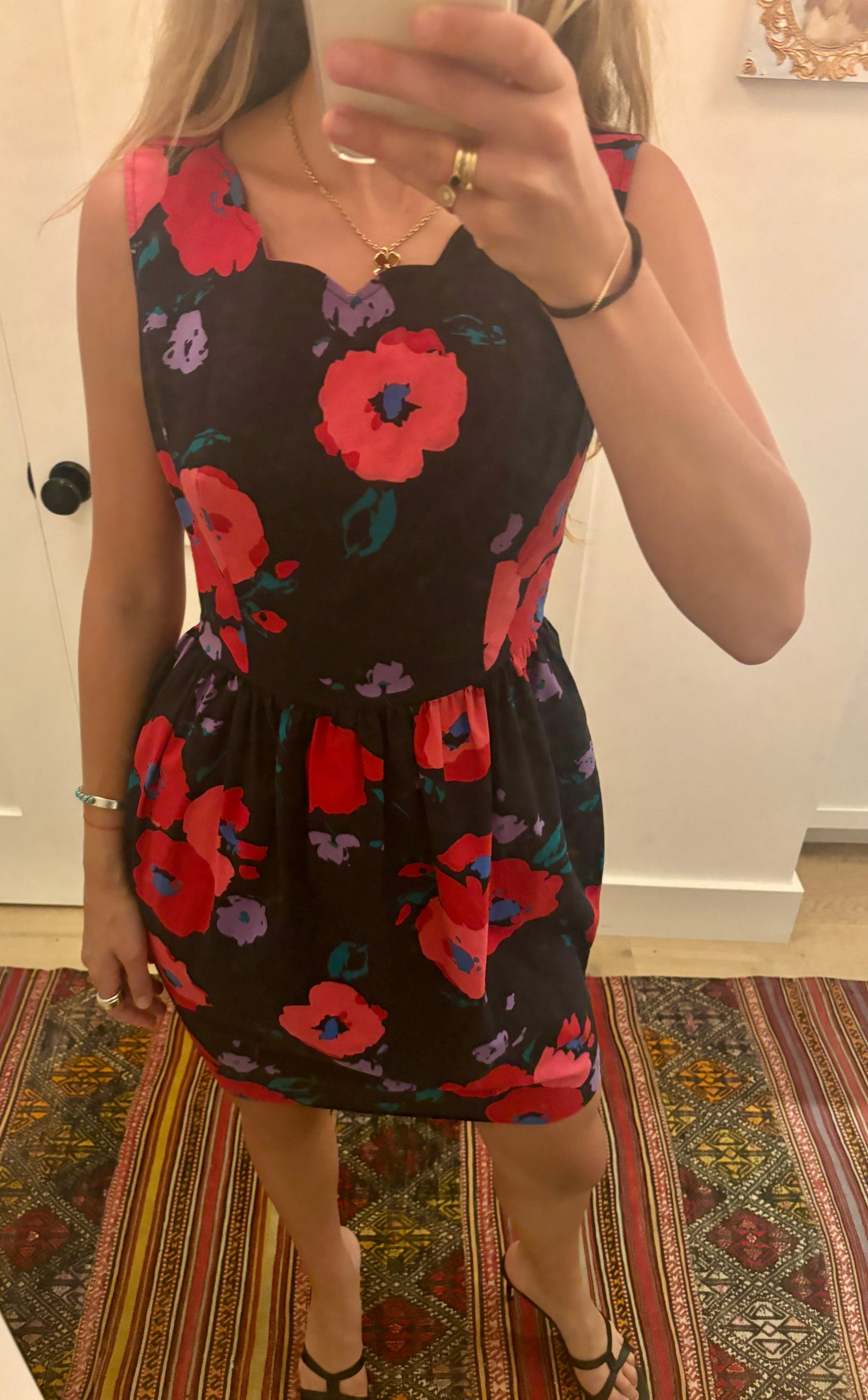 Vintage Laura Ashley Flower Dress