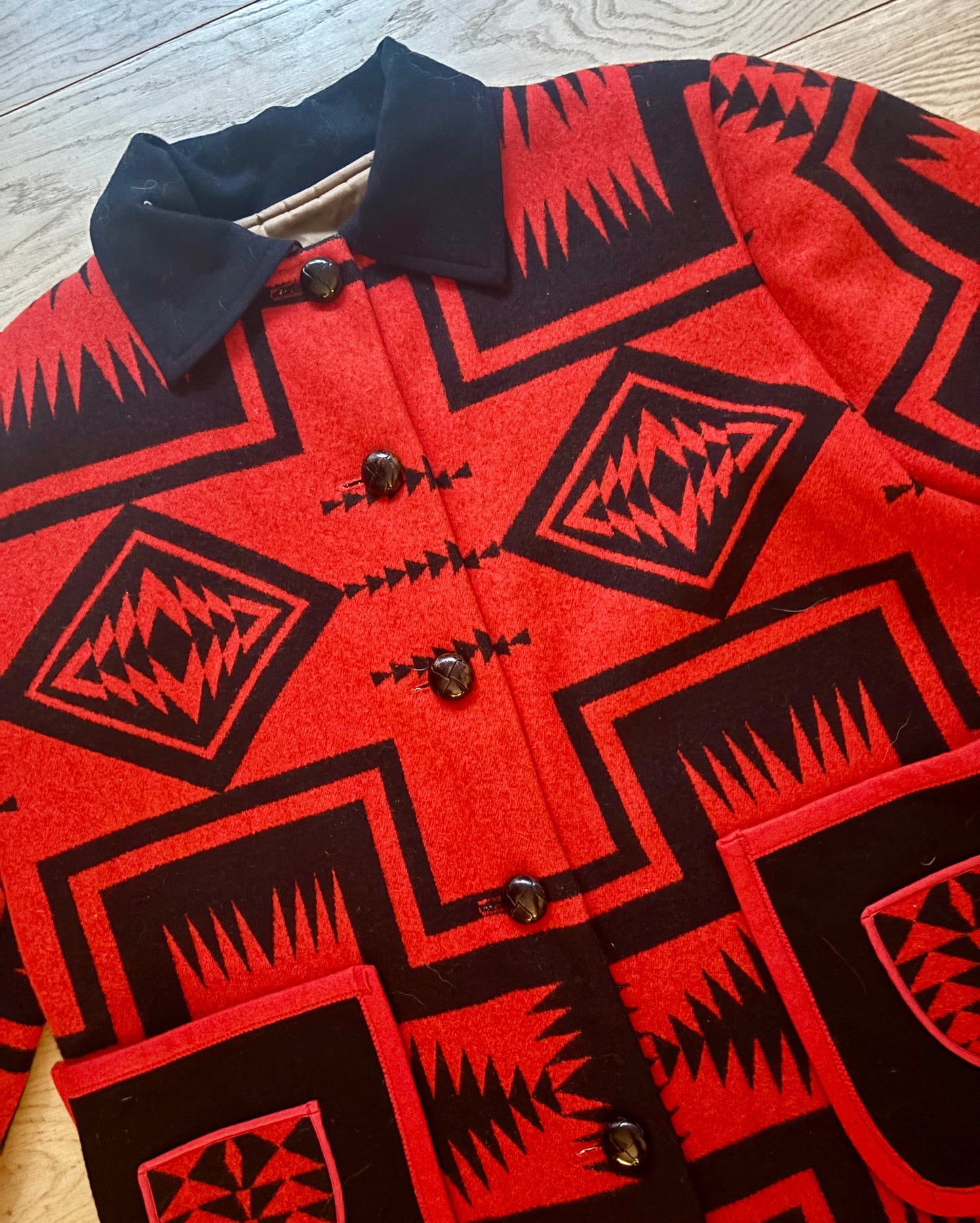 Handmade Wool Blanket Coat