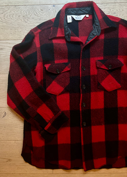 Vintage Buffalo Check Woolrich Jacket