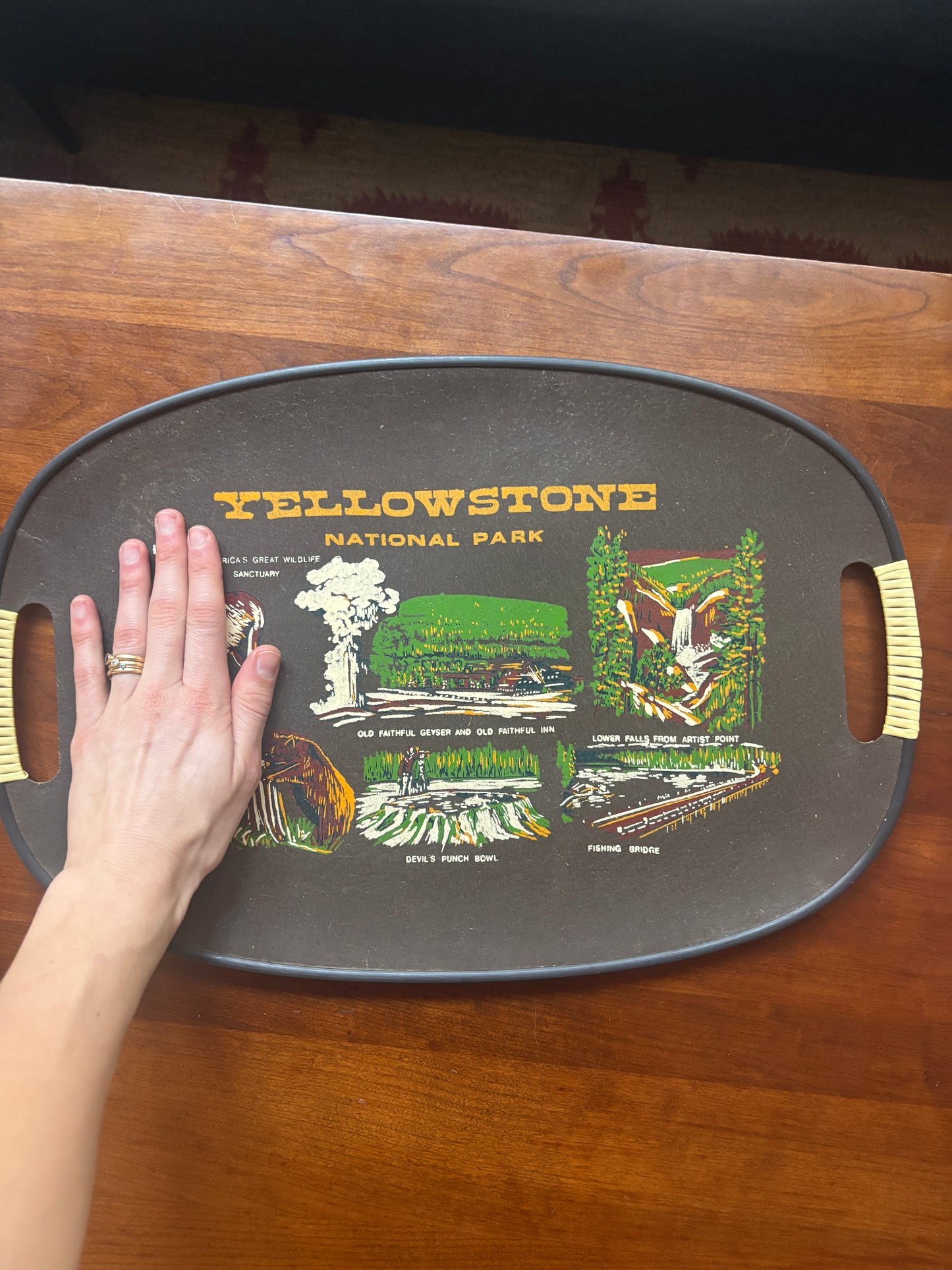 Vintage Yellowstone Tray