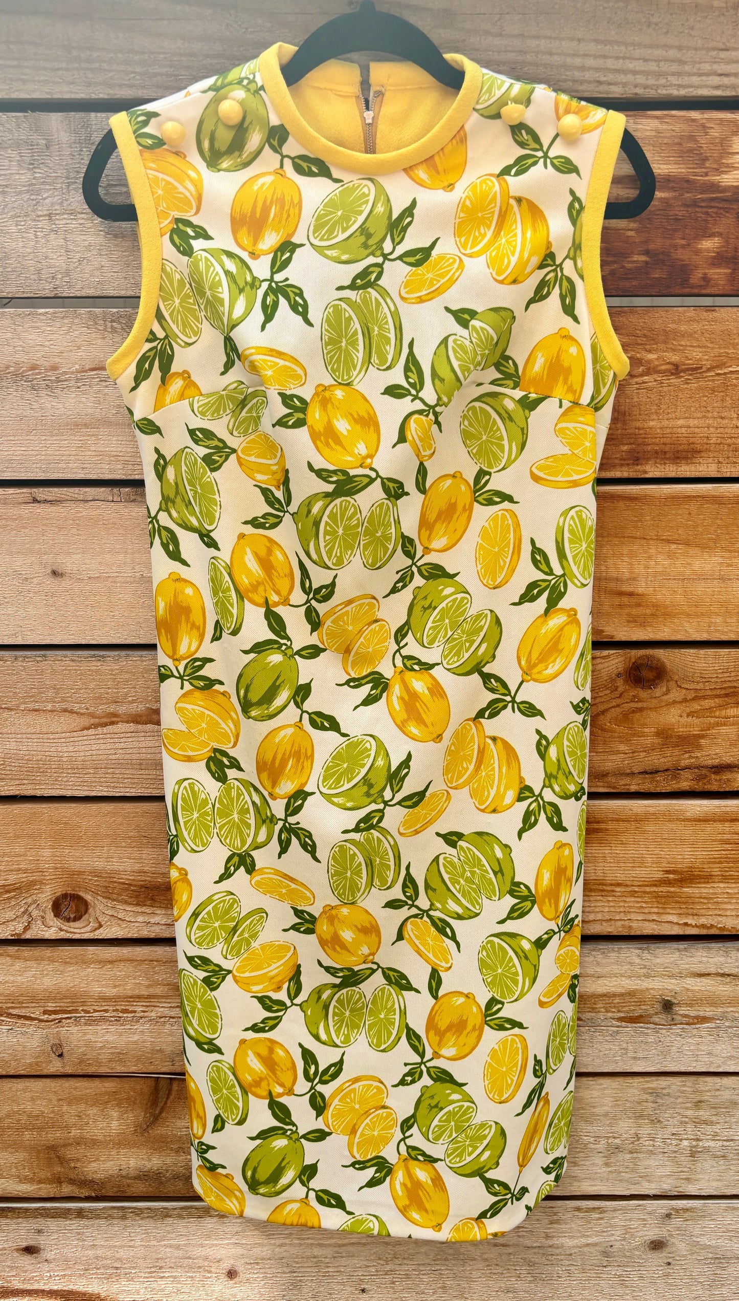 Vintage Lemon & Lime Dress