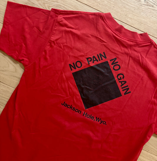 Vintage "No Pain No Gain" Jackson Hole T-Shirt