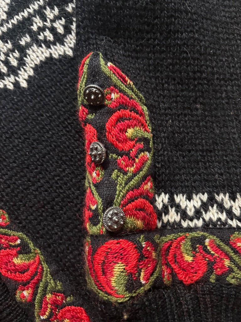 Vintage Norwegian Wool Cardigan