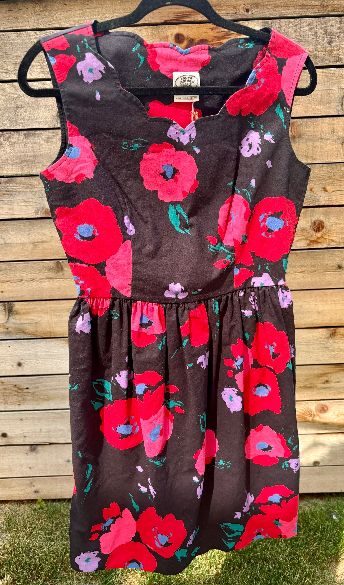 Vintage Laura Ashley Flower Dress