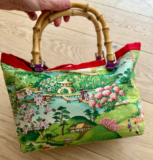 Handmade Cherry Blossom Bag