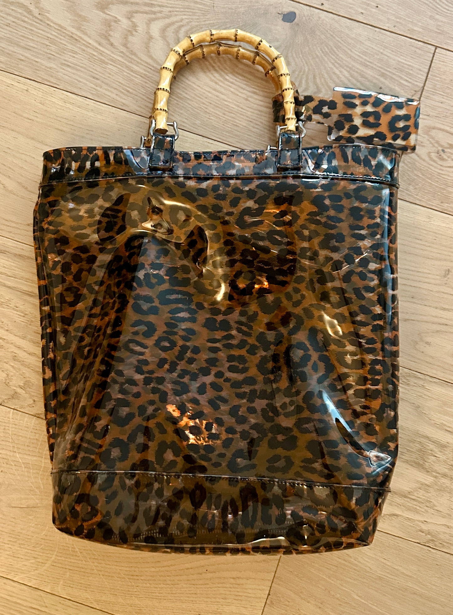 Vintage Leopard Print Tote