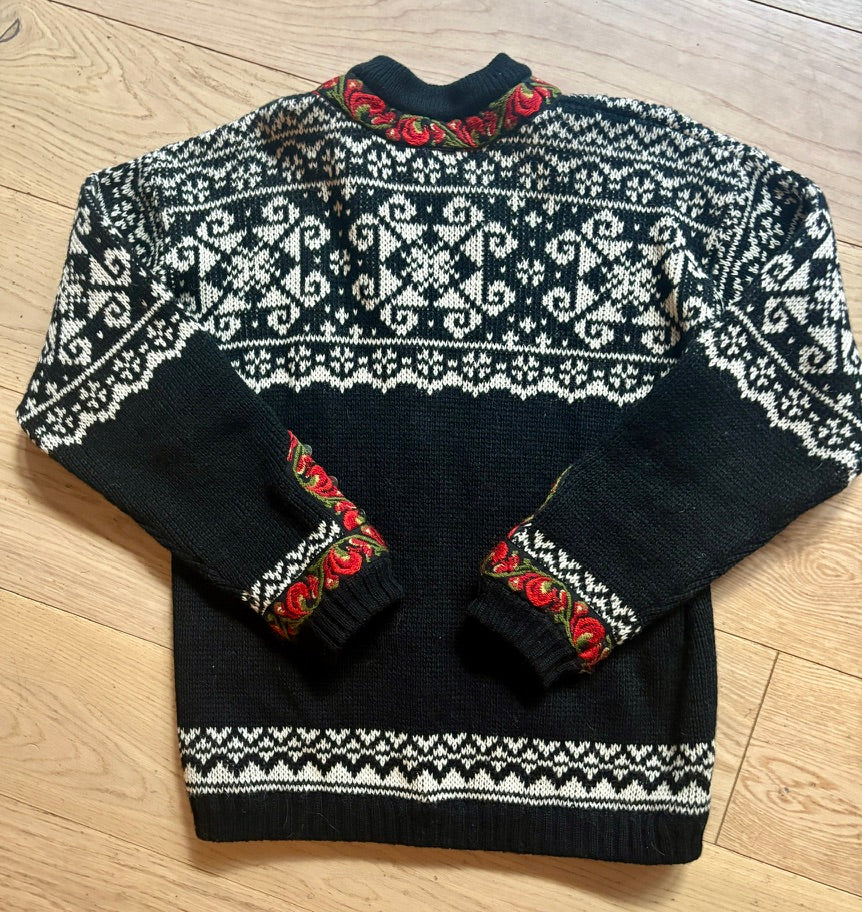 Vintage Norwegian Wool Cardigan