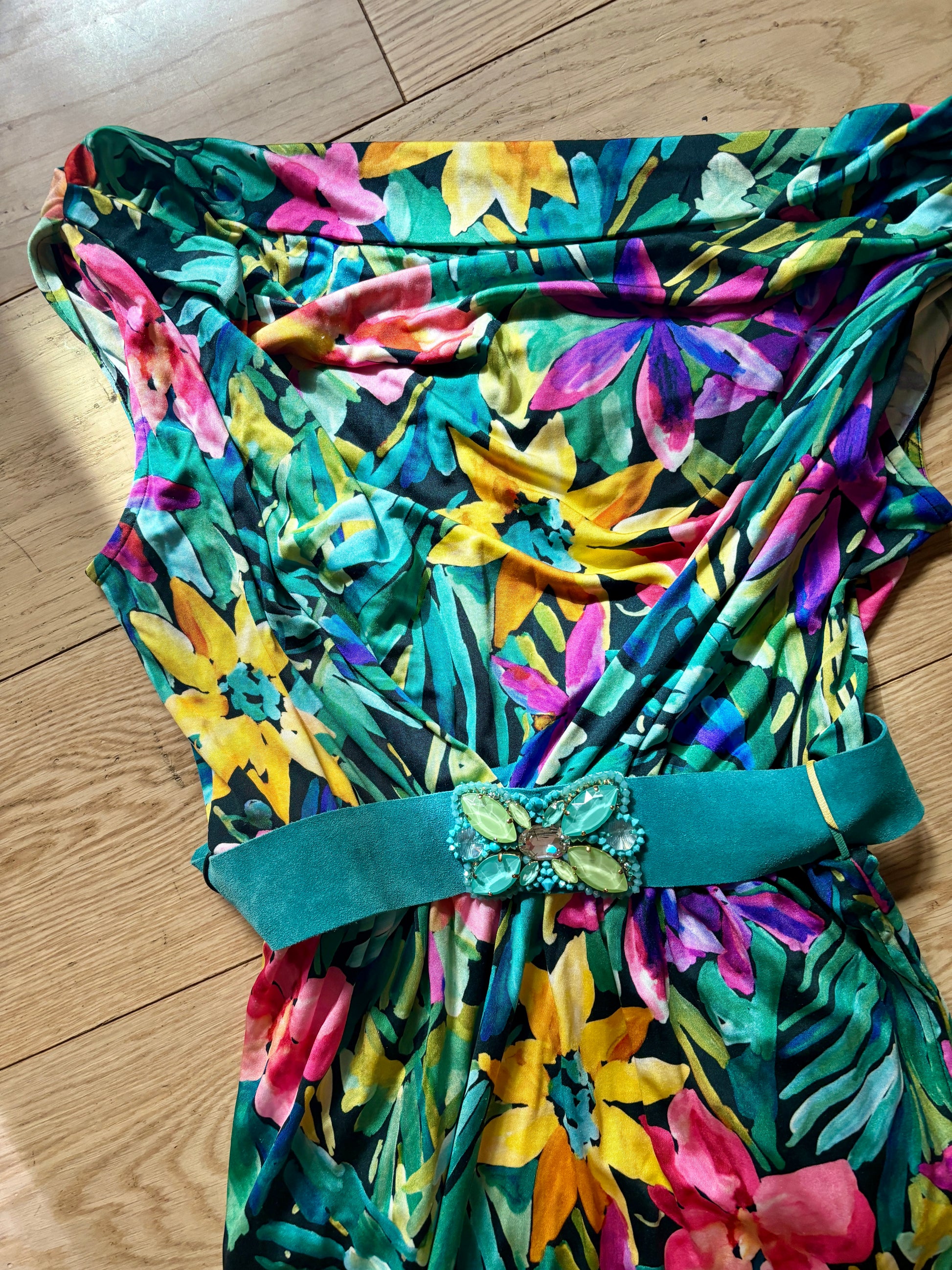 blumarine mini dress BLUMARINE Rose Mini Dress