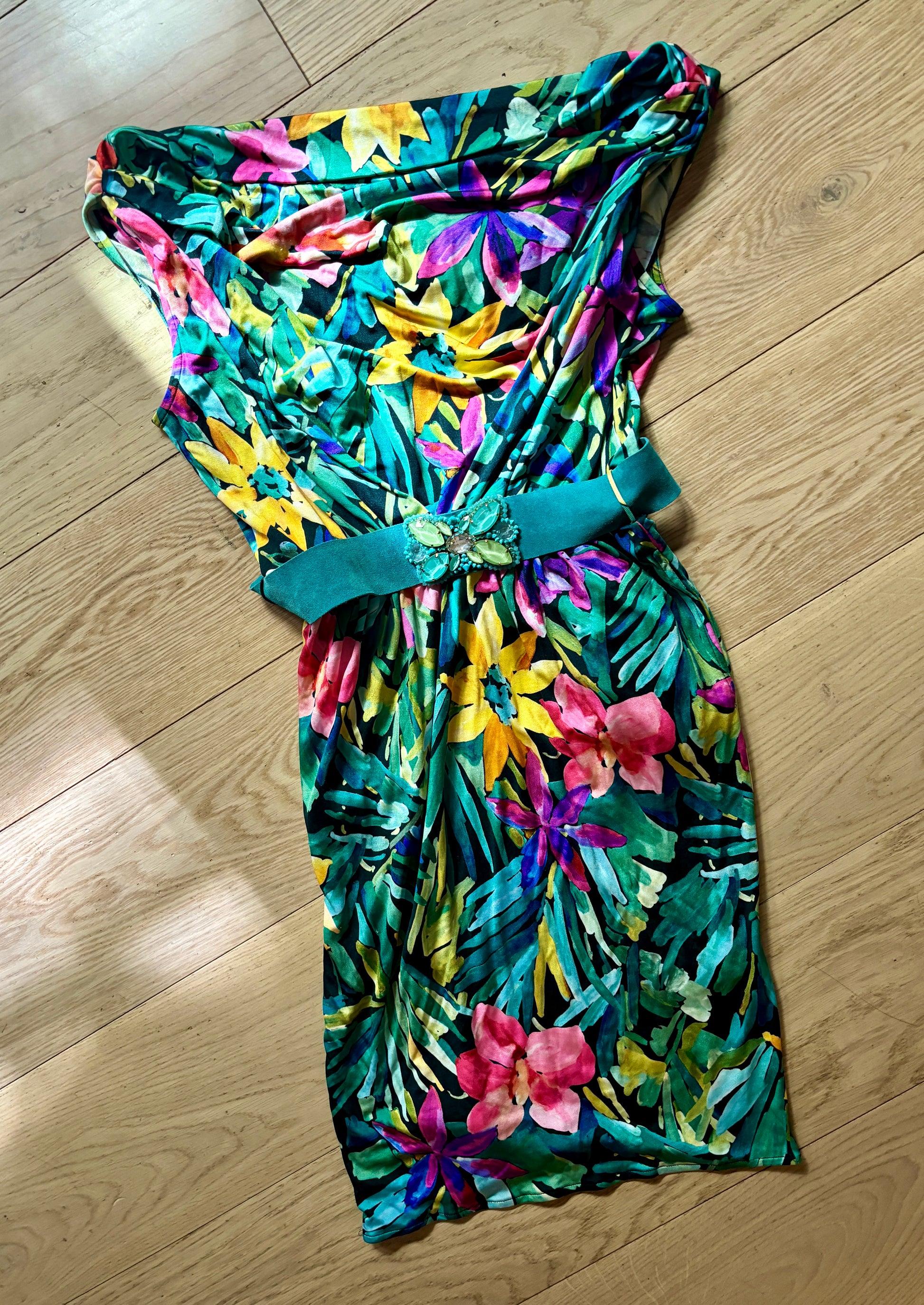 Vintage Blumarine Silk Mini-Dress – Spaghetti Westernish Vintage Blumarine Silk Mini-Dress – Spaghetti Westernish