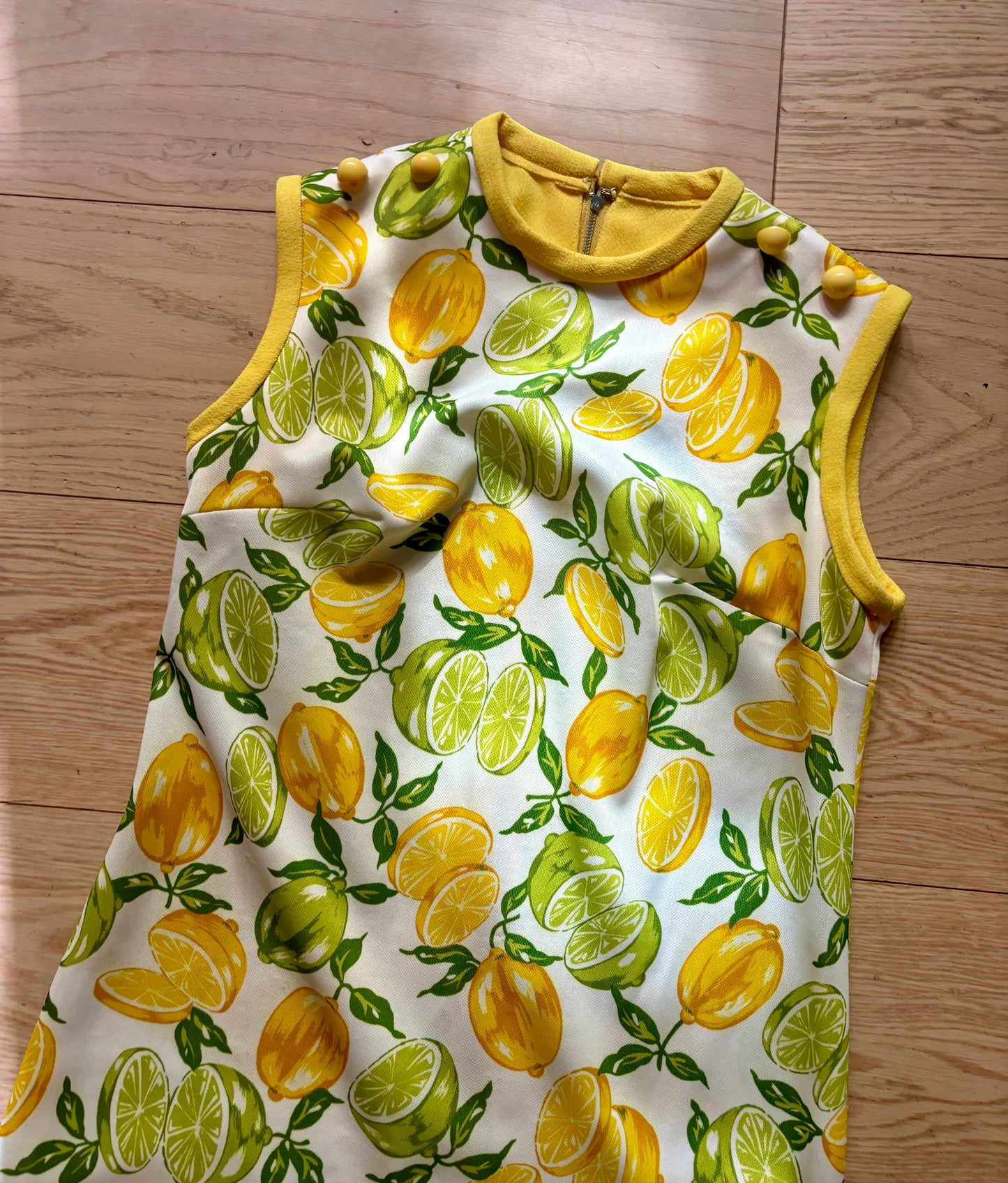 Vintage Lemon & Lime Dress