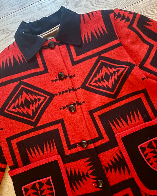 Handmade Wool Blanket Coat