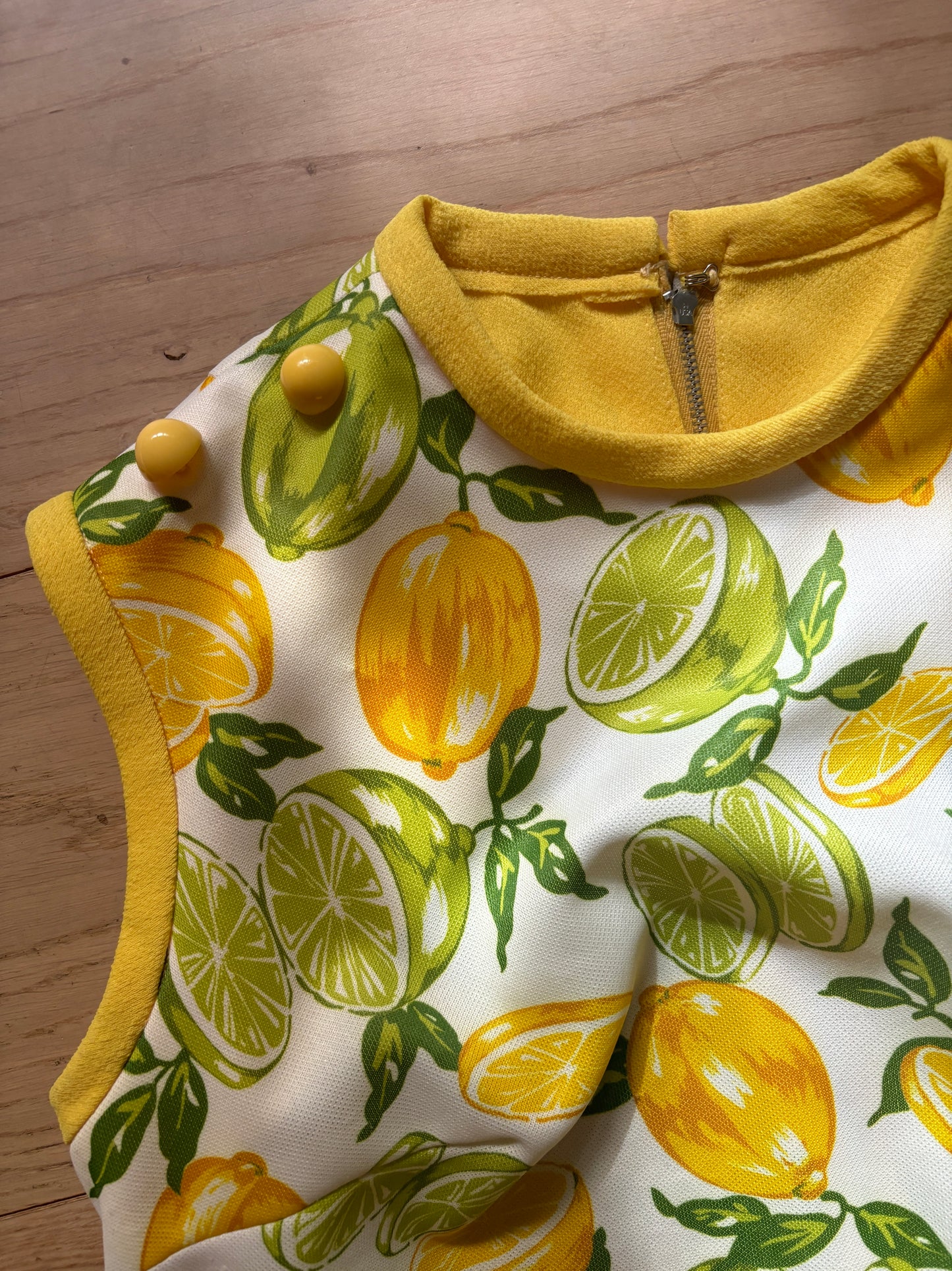 Vintage Lemon & Lime Dress